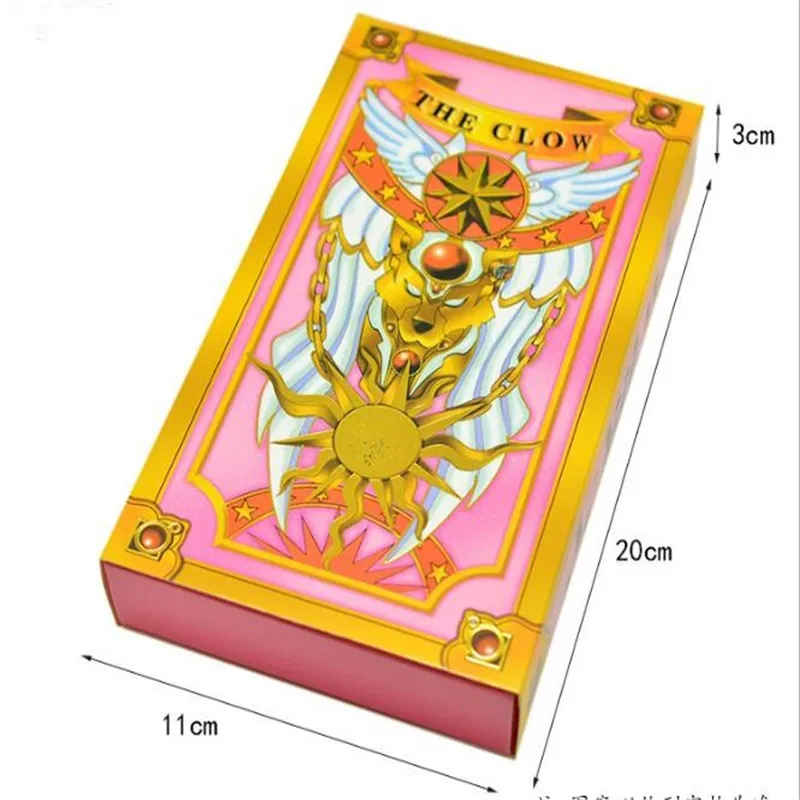 Аниме Cardcaptor Сакура Клоу карты Косплей Реквизит KINOMOTO искатель карт Sakura карты с Сакурой Таро A831