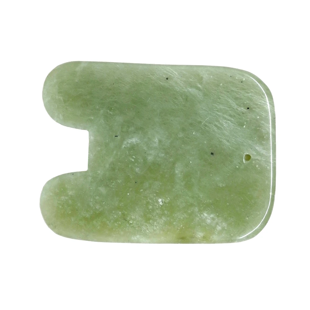 Jade Gua Sha соскабливающий массажный инструмент массажер для тела Когтеточка Guasha stone SPA buffalo скребок для ухода за лицом, против морщин