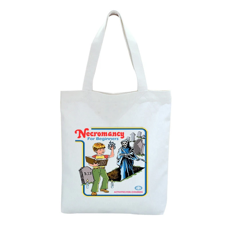 Забавная мультяшная моя первая кукла вуду Холщовая Сумка-тоут из эко-хлопка