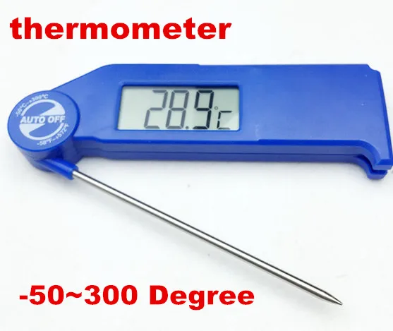 Складной цифровой термометр из нержавеющей стали для барбекю Кухонный Термометр