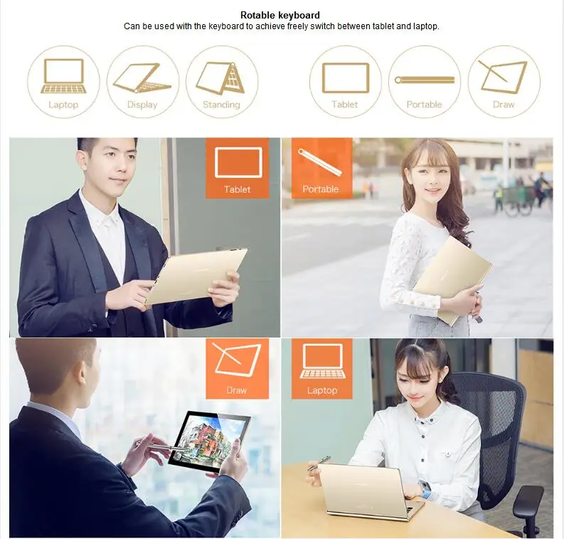 Teclast Tbook10s 10,1 дюймов ips 1920x1200 Windows 10+ Android 5,1 планшетный ПК Intel Atom X5 Четырехъядерный 4 ГБ/64 Гб BT HDMI