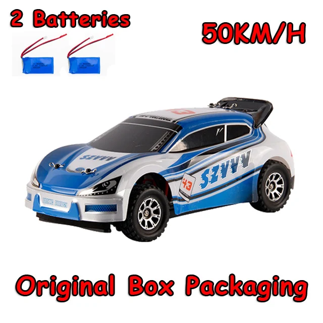 A949 50KM H 2battery WLtoys A949 гоночный Радиоуправляемый автомобиль RTR 4WD 2,4 GHz игрушки Радиоуправляемый автомобиль 1:18 высокая скорость 50 км/ч электронная машина - Цвет: A949 50KM H 2battery