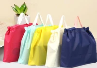 96pcslot environmental pe material handle bag party gift bag packaging bag shopping bag