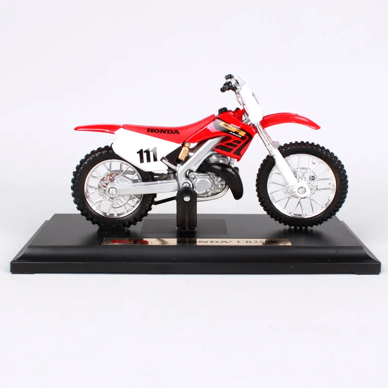Маисто 1:18 Honda CR250R красный мотоцикл литье под давлением сиденья и спицы модель