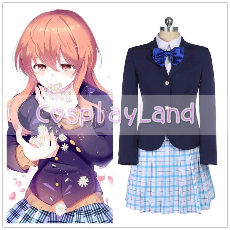 Костюм для косплея тихий голос Shouko Nishimiya Shoko костюмы на Хэллоуин женщин
