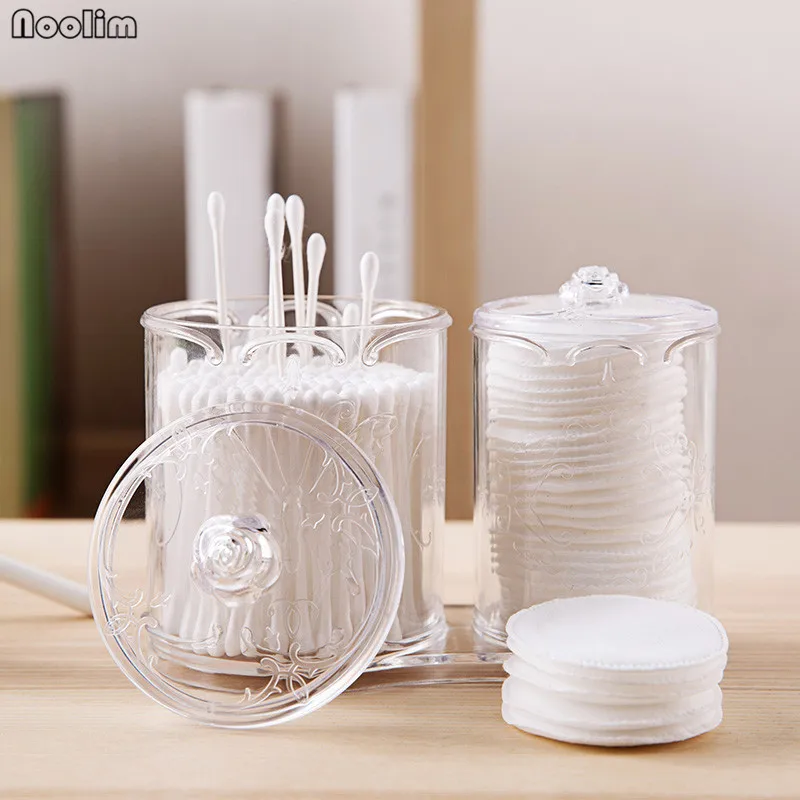 Акриловые ватные палочки для макияжа NOOLIM держатель ватных палочек большой