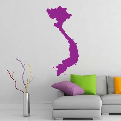 Вьетнам карта Глобус земля страна стены виниловая наклейка на заказ украшение