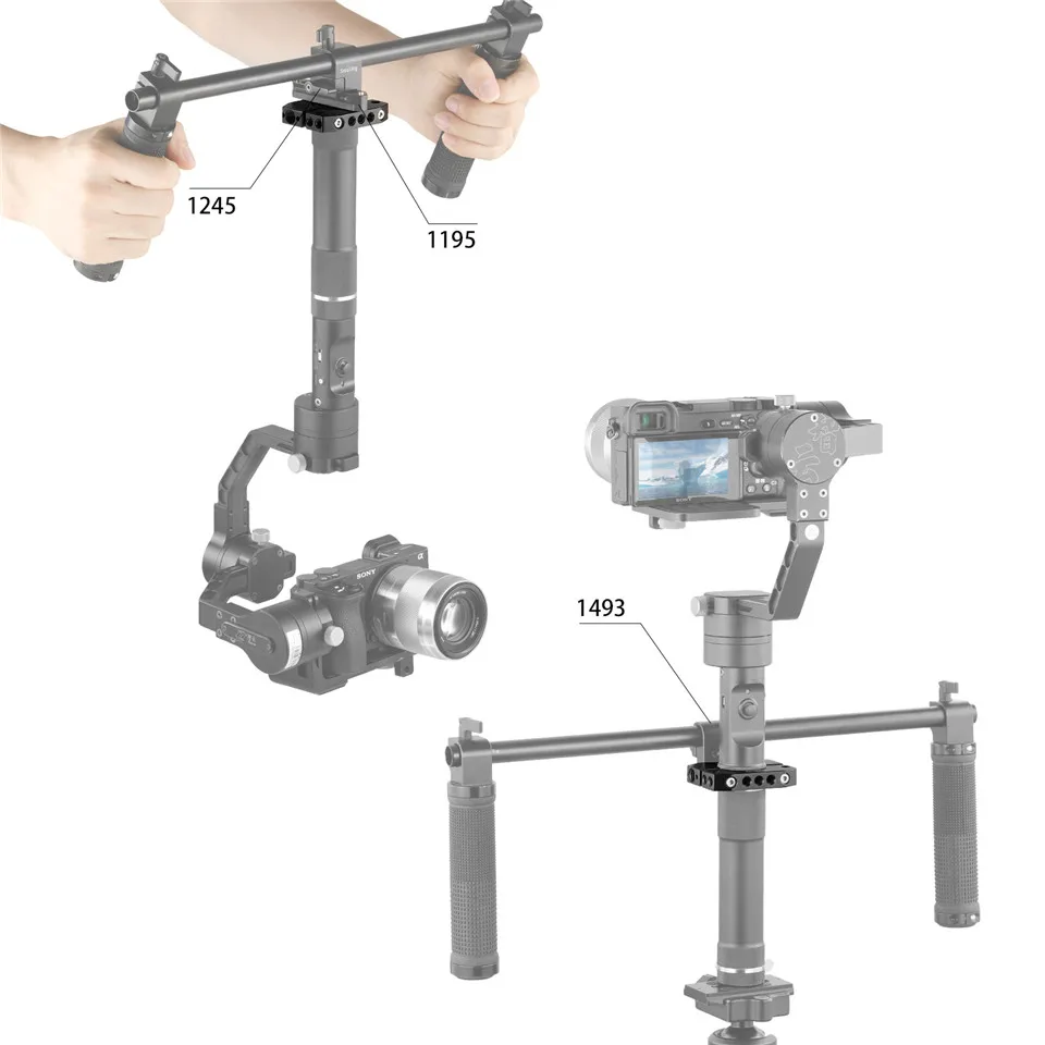SmallRig стабилизирующий стержень зажим для Zhiyun Crane V2/Crane Plus/Crane M стержень зажим пластина для крепления ручного карданного стабилизатора-2170