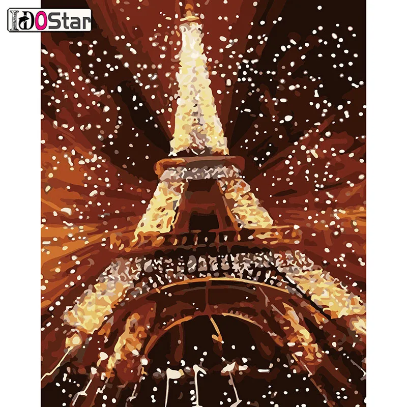 Картины маслом &quotсделай сам&quot по номерам Парижская башня Сиднейский оперный