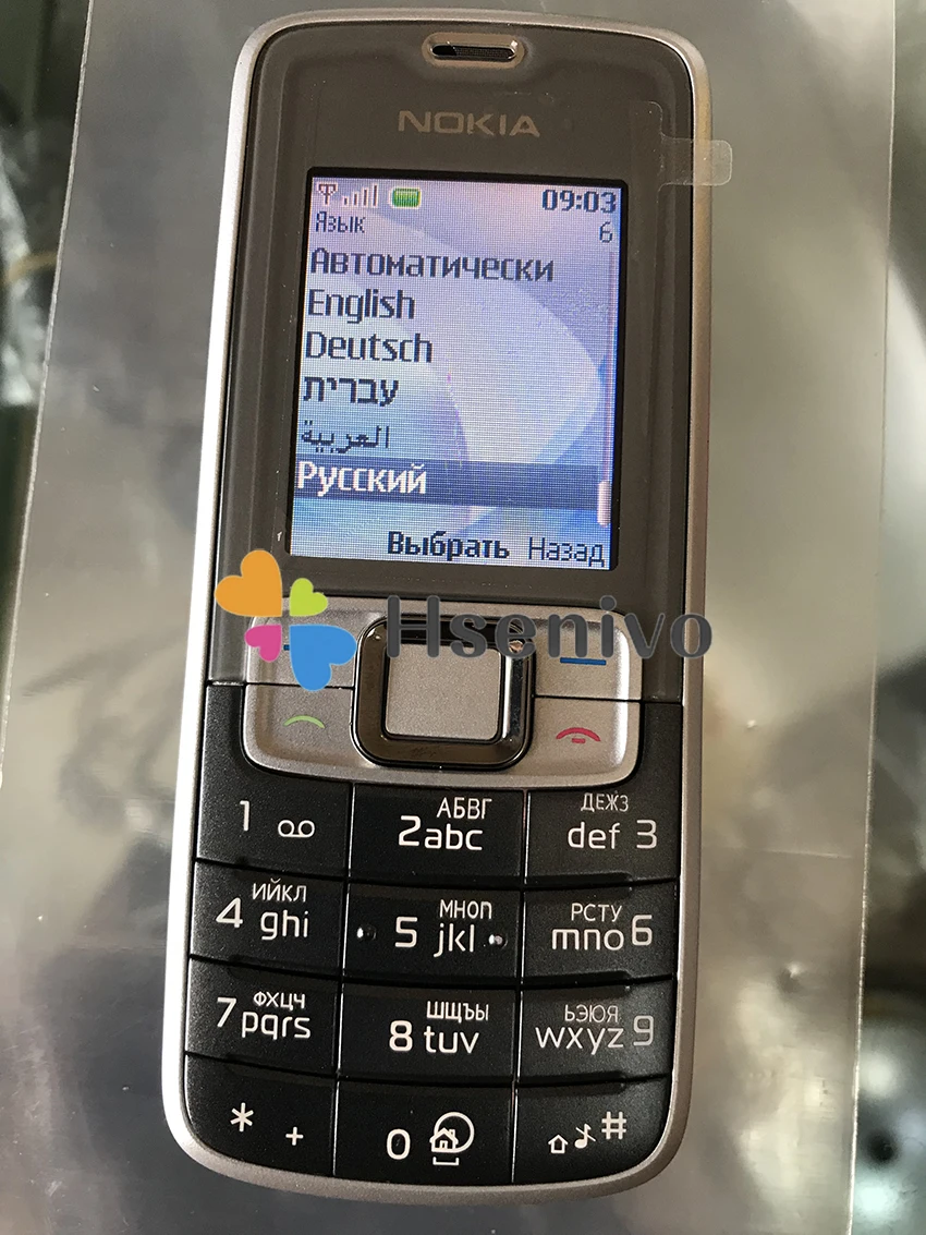 3109 дешевый телефон Nokia 3109c сотовый телефон GSM 900/1800/1900 разблокировать телефон с Английский/Россия/арабская клавиатура для компьютера