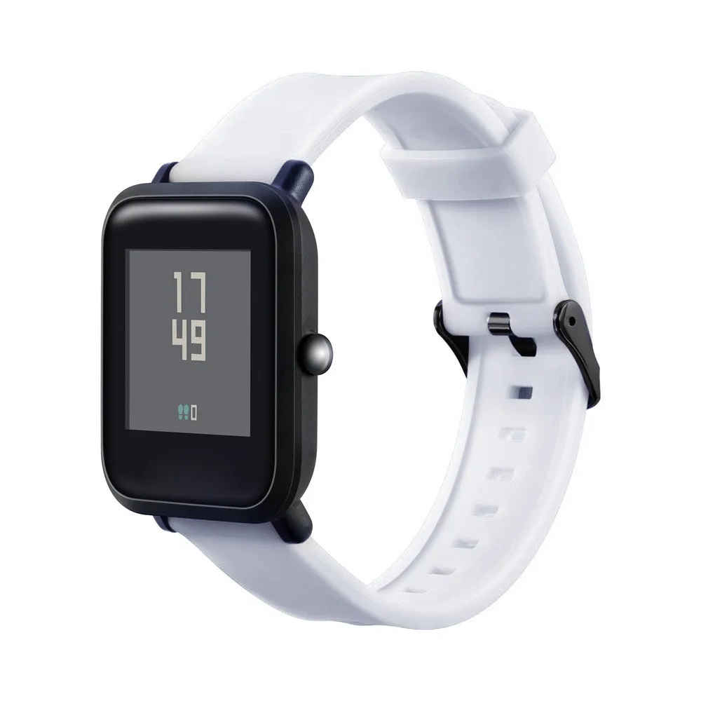 Ремешок из мягкого силикагеля для часов Huami Amazfit Bip Youth спортивные