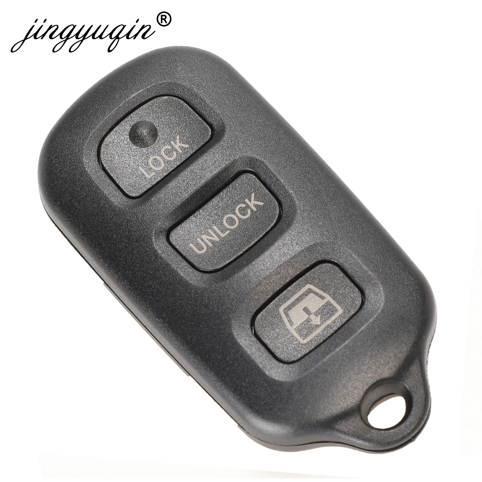 Jingyuqin дистанционный брелок 3 кнопки+ Panic для Toyota Sequoia 4-Runner 4Runner 2003-2008 чехол без ключа Замена