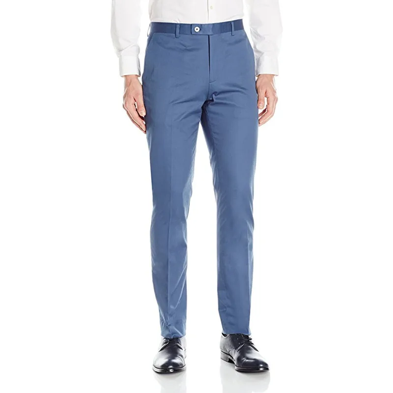 1 Мужские костюмные брюки Блейзер Платье Брюки Slim Fit стрейч Повседневная Формальная свадебная одежда деловой вечерний комбинезон бордовый черный - Цвет: 1