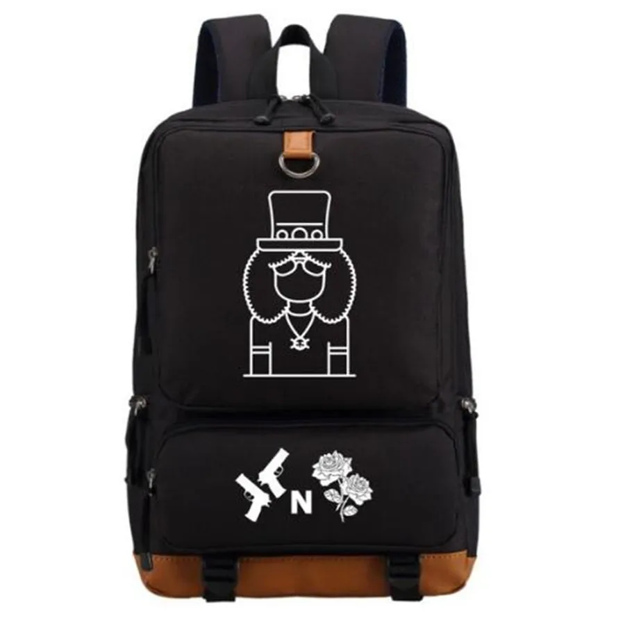 Рюкзак Guns N Roses Slash рюкзак школьные сумки Подростковая сумка для ноутбука