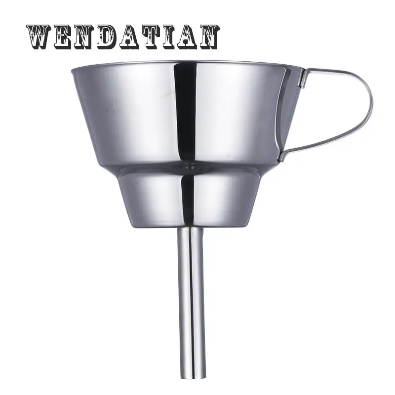 

Kitchen Gadgets Specialty Tools Stainless Steel Thick Leakage Oil Funnel With Filter
