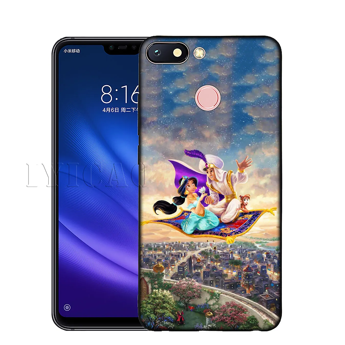 IYICAO Anime Aladdin Cartoon Soft Silicone Phone Case for Xiaomi Mi 10 9 9T CC9 CC9E 8 SE A3 Pro A1 A2 Lite 6 pocophone f1 |