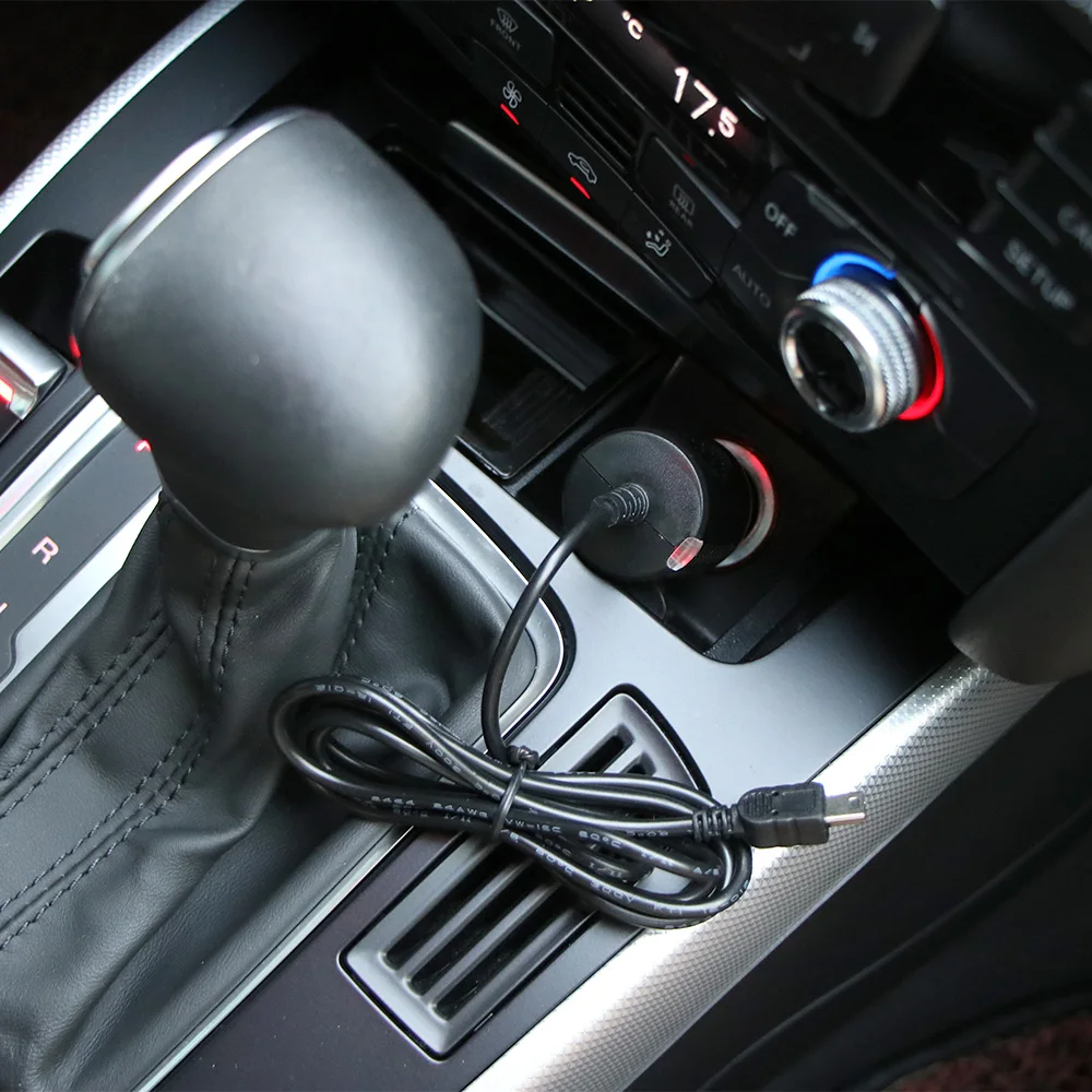 Мини USB Автомобильное зарядное устройство адаптер кабель шнур для навигатора GPS