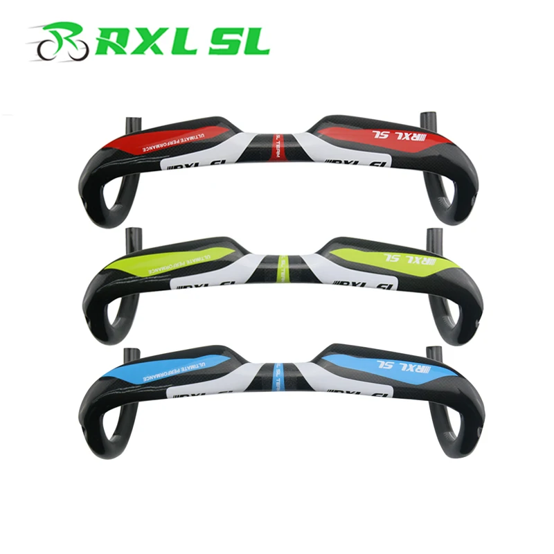 

RXL SL Cycling Handlebar Road Bike 31.8mm Bicycle Bent Bar 3K Glossy Red/Blue/Green 400/420/440mm Carbon Handlebars