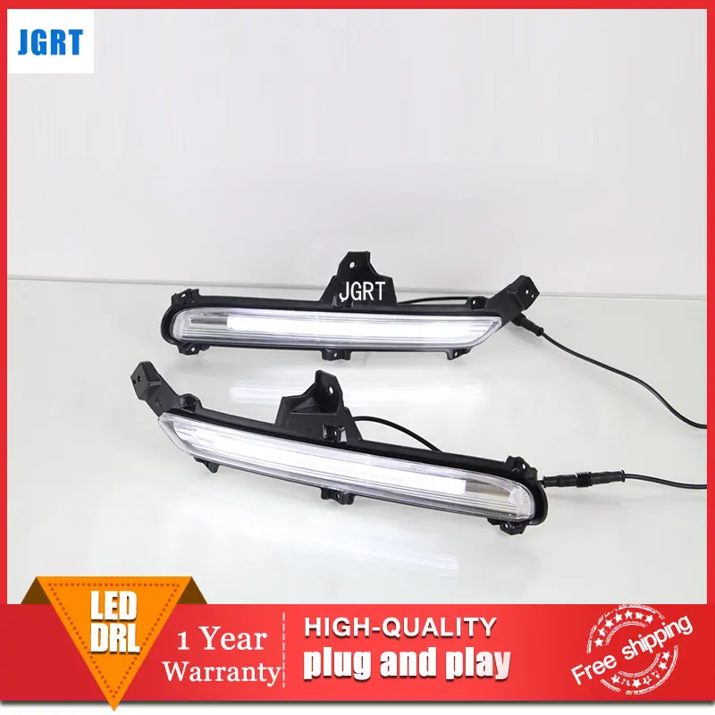 car styling 2015 For kia K2 LED DRL led fog lamps daytime running light High brightness guide | Автомобили и мотоциклы