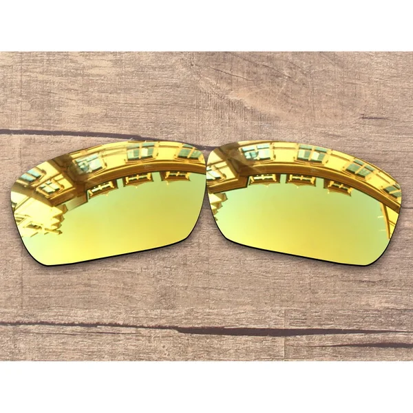 24K Mirror Vonxyz 20+ выбор цвета поляризованные Сменные линзы для-Оукли топливной рамы - Цвет линз: 24K Mirror