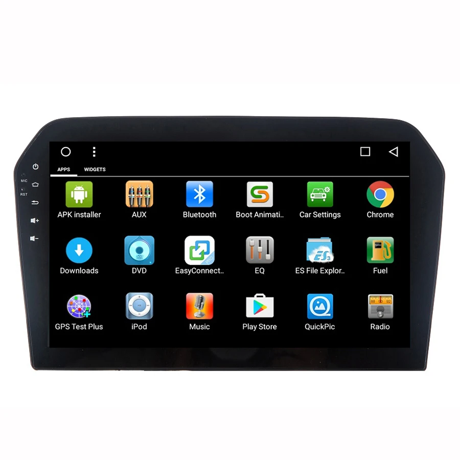 Asvegen 10 2 ''Android 6 0 четырехъядерная автомобильная система GPS навигации Радио Bluetooth
