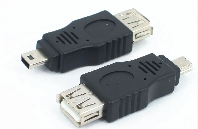 

Tablet OTG adapter USB female to 5P mini male T-car MP3 converter