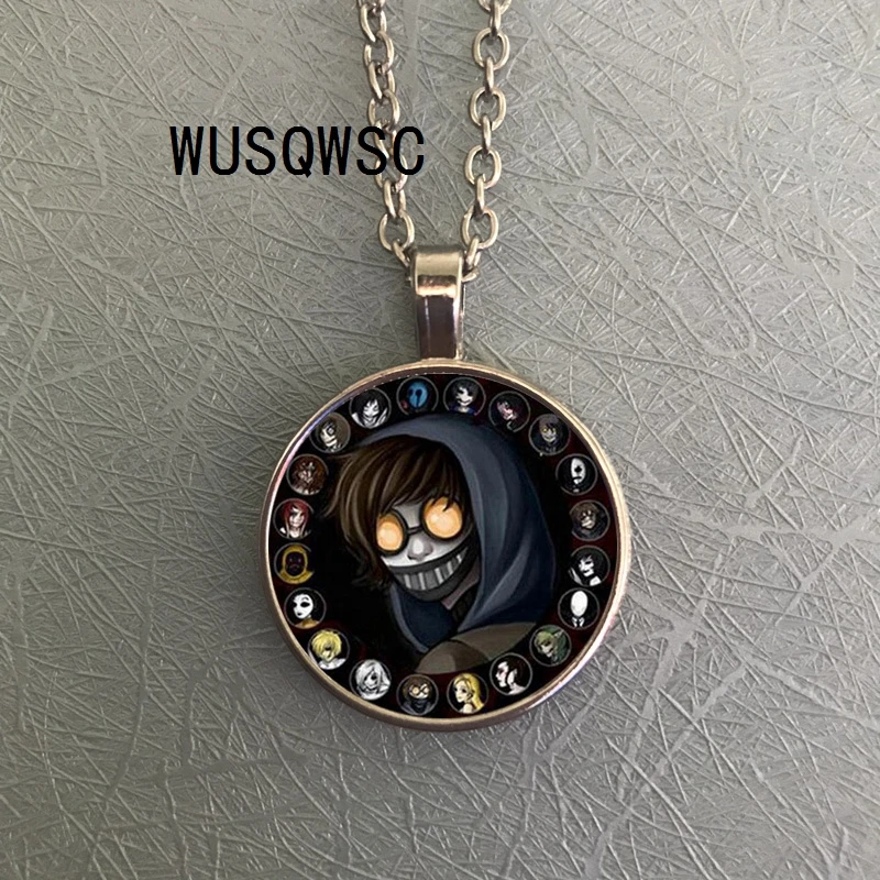 WUSQWSC дети Лидер продаж Мода Creepypasta жуткий Тикки Тоби цепочки и ожерелья цепь кулон