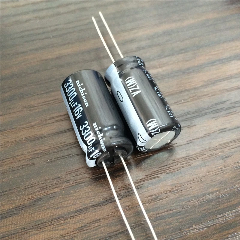 

50pcs 3300uF 16V NICHICON VZ Series Wide Temperature Range12.5x25mm 16V3300uF Aluminum Electrolytic Capacitor