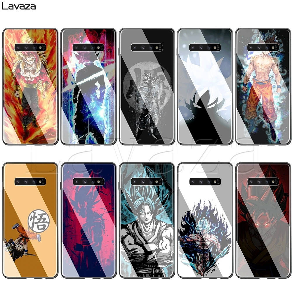 Чехол Lavaza Dragon Ball Son Goku из закаленного стекла TPU для samsung Galaxy S7 S8 S9 S10 Note 8 9 Edge