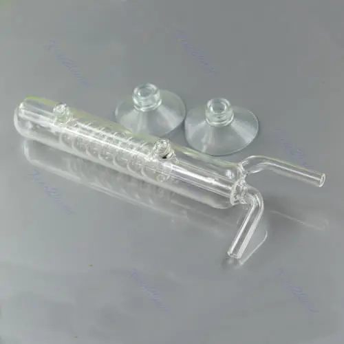 Лидер продаж! Спиральный стеклянный аквариумный резервуар CO2 диффузор/счетчик