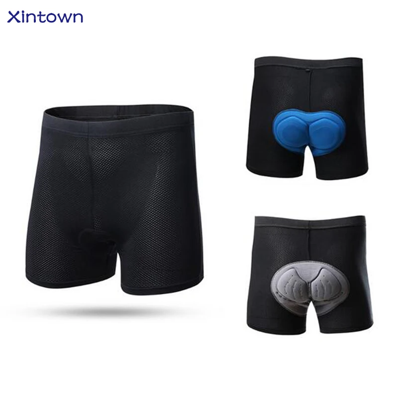 

XINTOWN Men Bike GEL Cycling Underwear Men Sponge MTB Bike Shorts Ciclismo Breathable Comfort S-3XL