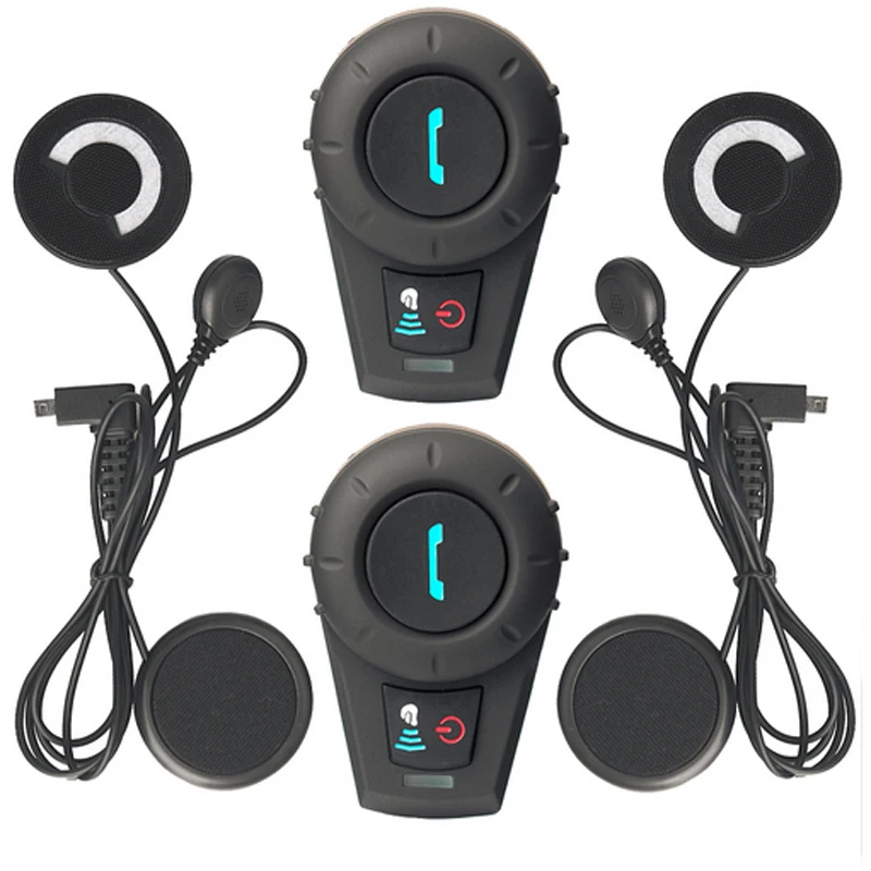 Bluetooth-гарнитура для шлема с микрофоном FM-радио 2 шт. | Автомобили и мотоциклы