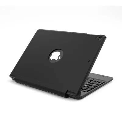 black Чехол s для Apple iPad 9,7 /iPad Air/Air 2 Беспроводной Bluetooth клавиатура чехол класса люкс 360 Вращающийся Алюминий сплав чехол+ ручка+ Защитная пленка на экран - Цвет: black