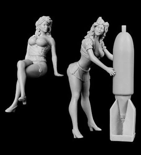 Коллекция 1/32 года разноцветная игрушка в виде девушки белье модель из смолы