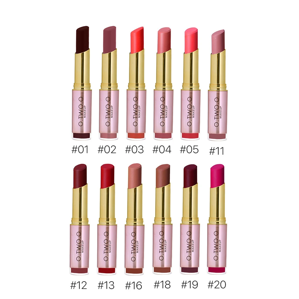 Матовая губная помада водостойкая бархатная долговечная для макияжа губ цветная