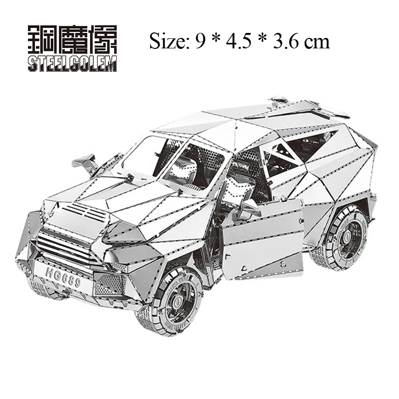 3d Metal Puzzle Model Off-road Vehicle KMK F450 Laser Cut Jigsaw DIY Assembly Childrenh Holiday Gift Educational Decoration Toy | Игрушки и