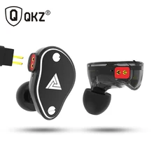 QKZ VK6 двойной привод стерео наушники в ухо гарнитура бас для iPhone