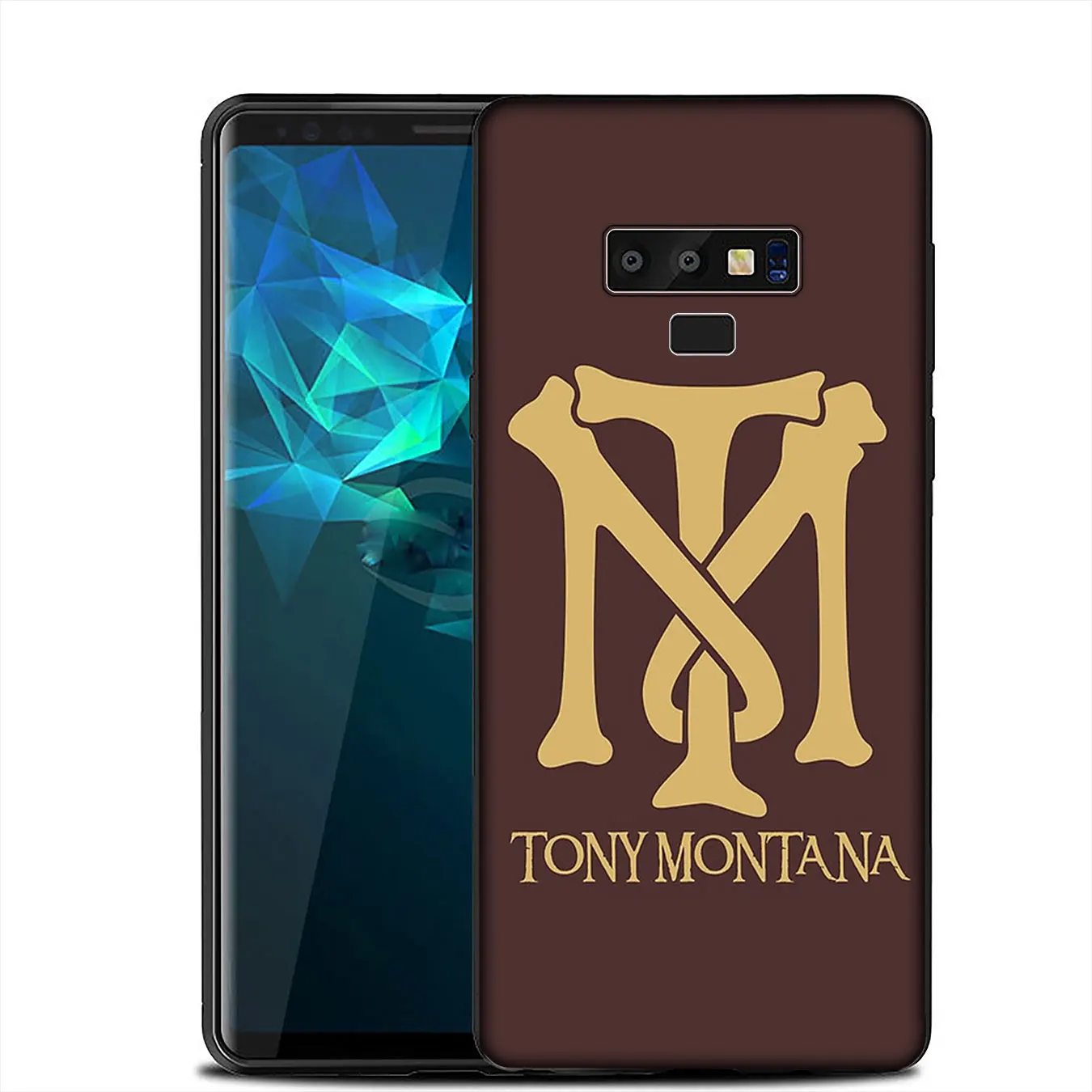 Scarface Тони Монтана роскошный высокий протектор на конце чехол для Samsung Galaxy A6 A9 A8 A7