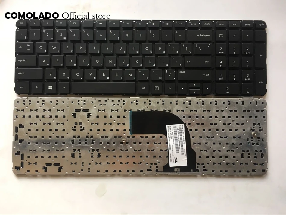 RU Русская клавиатура для HP Pavilion DV7 7000 7100 dv7t dv7 7001EM черная без рамки Клавиатура