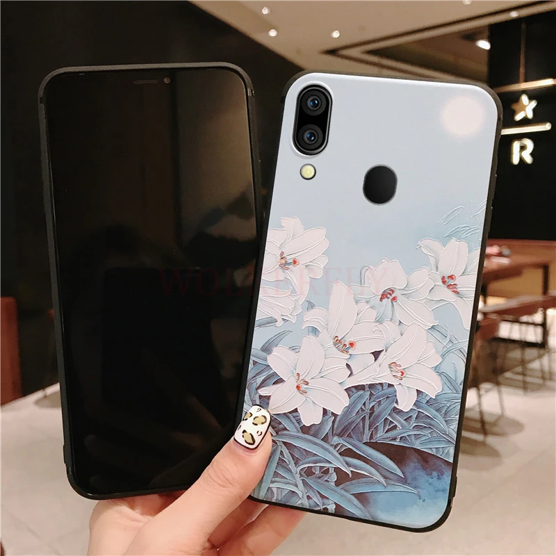 3D цветок чехол с тиснением для Samsung Galaxy J3, J5, J7 года J4 J6 A7 A9 A8 A6 S8 S9 S10 плюс A70 A40 A10 A30 A50 Note9 чехол