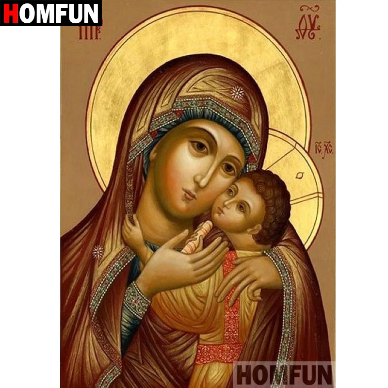 Алмазная 5D картина HOMFUN сделай сам с полными квадратными/круглыми стразами