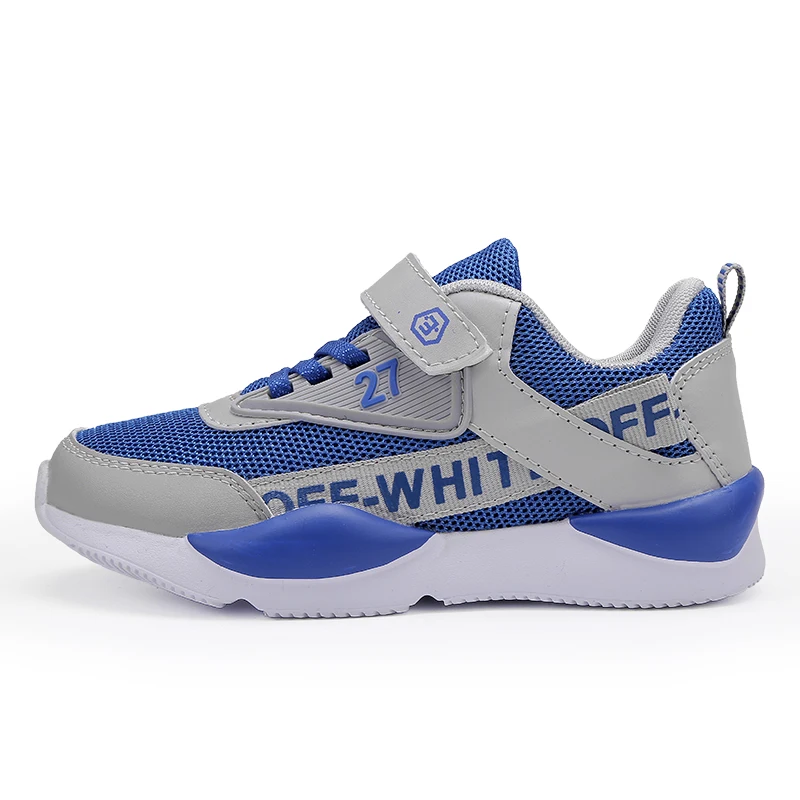 Весна-Осень 2019 детские дышащие кроссовки для мальчиков Противоударная детская