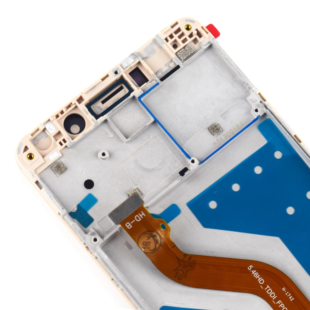 For Huawei Y7 Prime LCD Touch Screen Sensor TRT L21 L21A L21X LX2 LX1 LX3 2017 Display Assembly Frame | Мобильные телефоны и