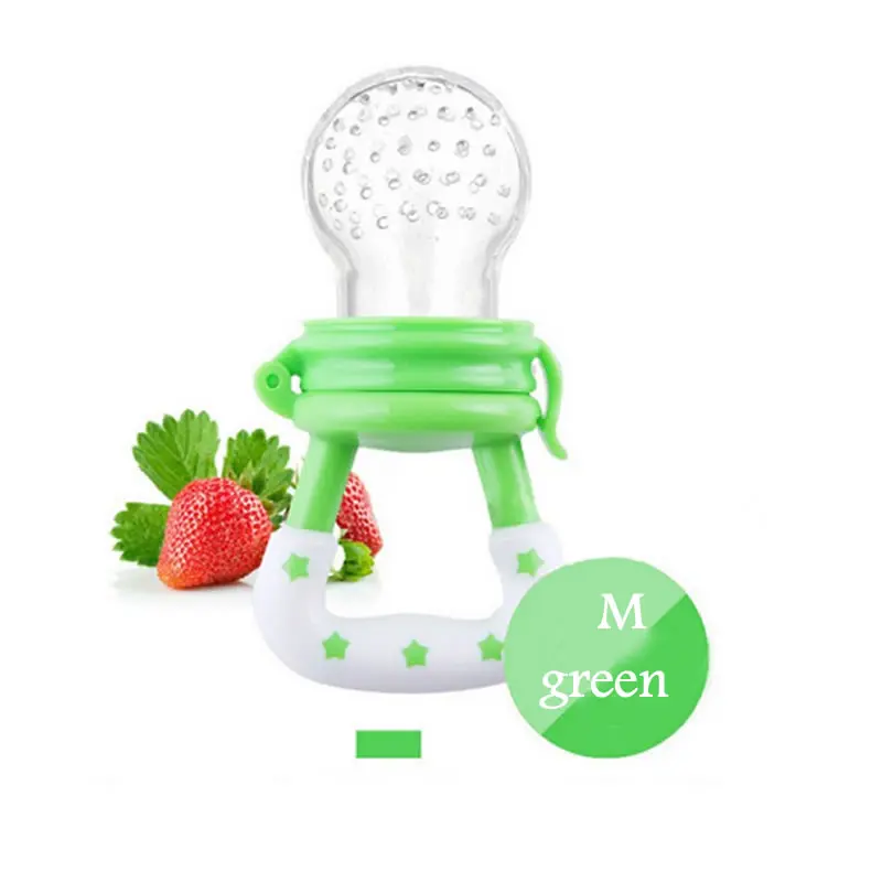 Green M Детские Свежие фруктовые кормушки для фруктов и овощей, музыкальные детские пищевые продукты, безопасные нетоксичные пищевые добавки, детские товары - Цвет: Green M