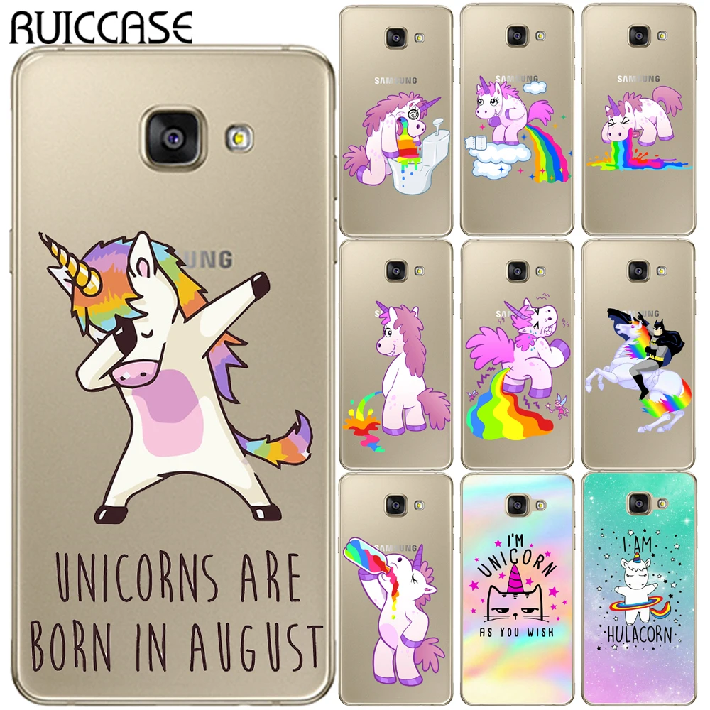 Мягкий чехол из ТПУ I'm Unicorn As You Wish для Samsung Galaxy J3 J5 J7 J2 Prime A3 A5 A7 2015 2016 2017 A8 Plus