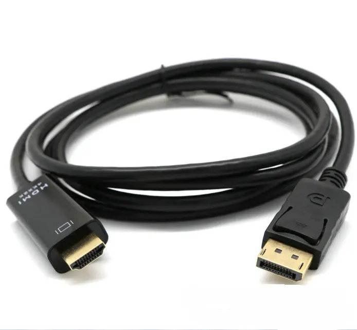 100 шт. 4K * 2K порт дисплея DP к HDMI папа адаптер кабель для ПК ноутбука HD проектор 1 8