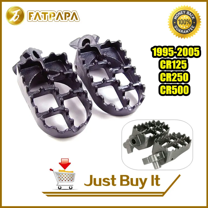 FATPAPA аксессуары для мотоциклов CNC ножная педаль Honda 1995 1999 96 97 CR125 CR250 CR 125 250 2005