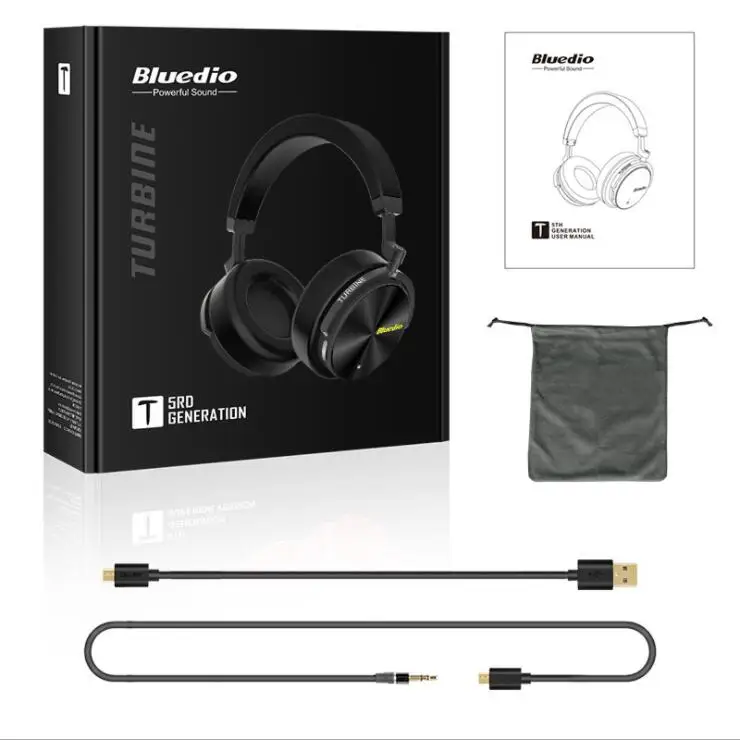Оригинальный Bluedio T5 беспроводной Bluetooth 4 2 стерео наушники гарнитура складные