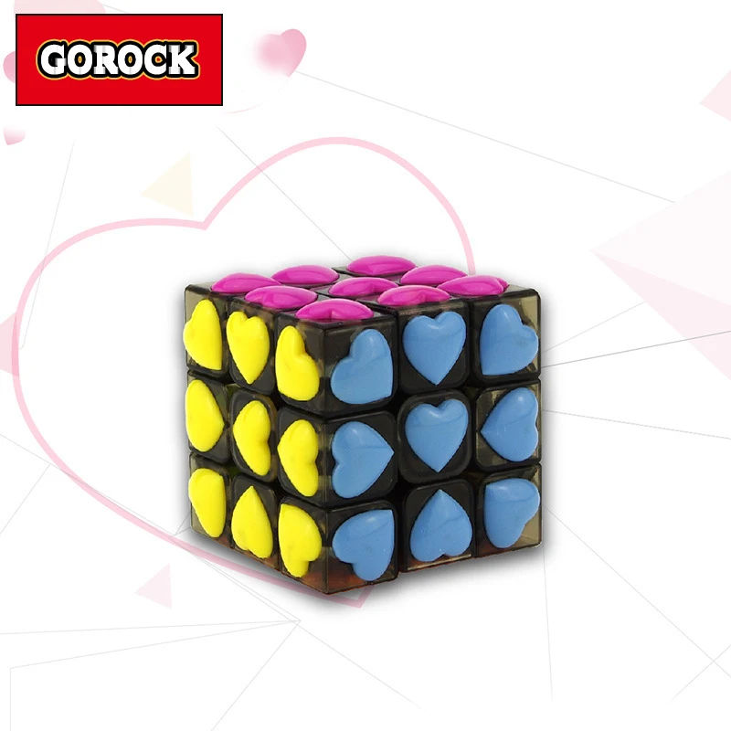 Конкурс Скорость 3x3x3 куб Волшебные кубики Профессиональный головоломки в форме