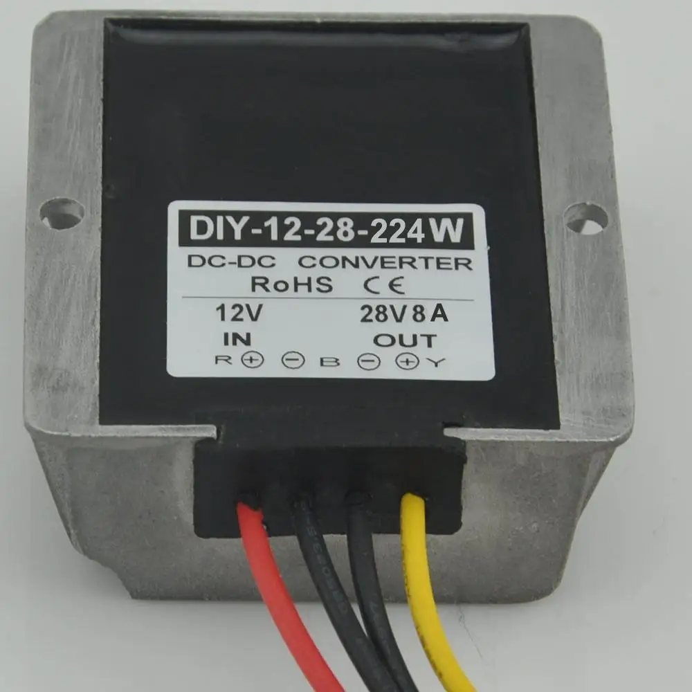 

10PCS DC Converter Module power adaptor Regulator 12V(9-28V) Step up to 28V 8A 224W